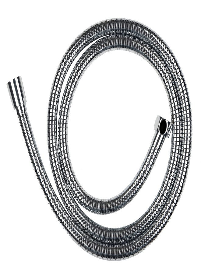 SAMANEA HP1 Stainless Steel Flexible Tube/ Hose Pipe SS304 Grade for Health Faucet and Hand Showers(1.5 Meter, Chrome, Pack of 1) - Image 1